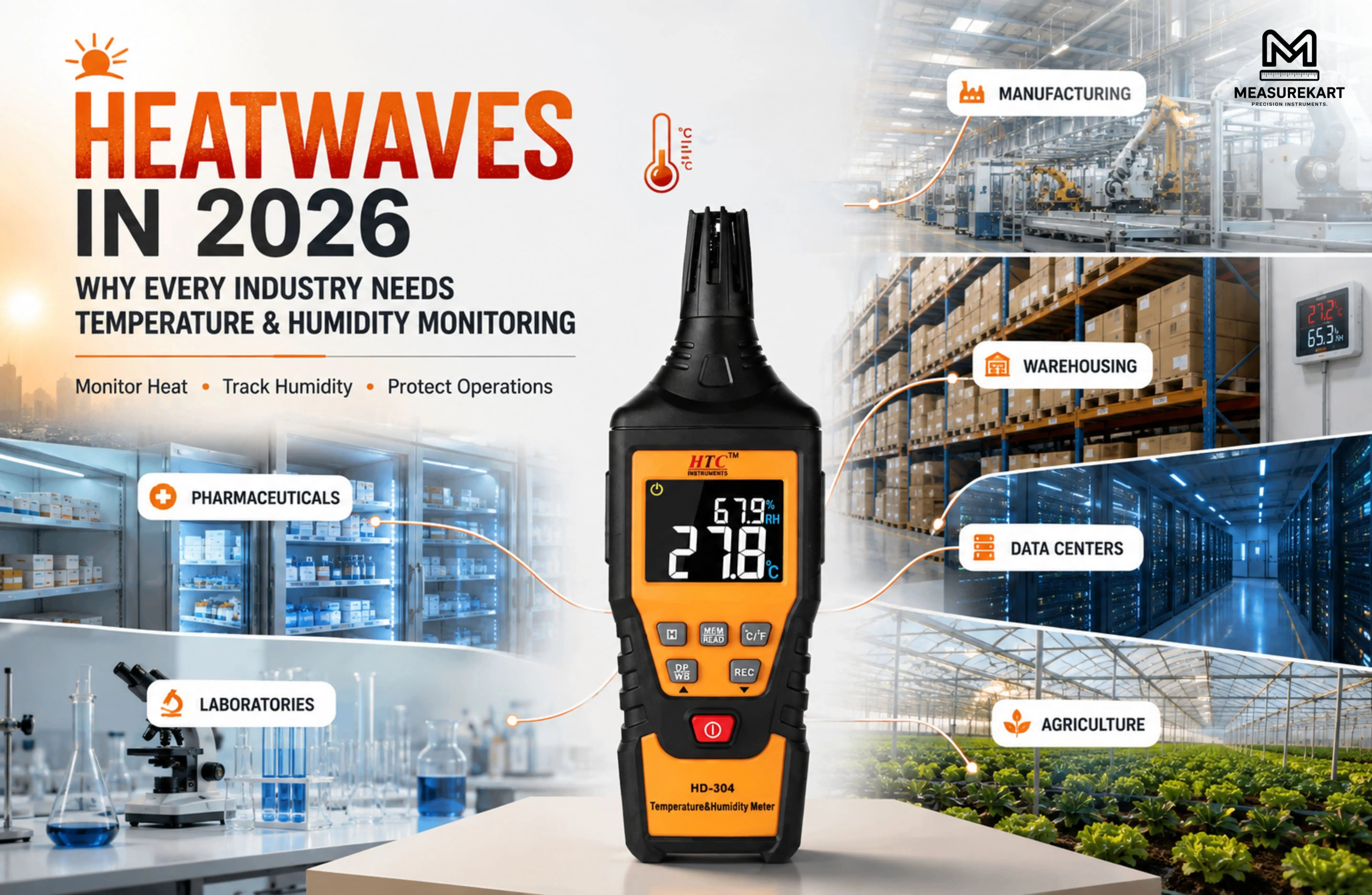 Heatwaves in 2026: Why Every Industry Needs Temperature and Humidity Monitoring