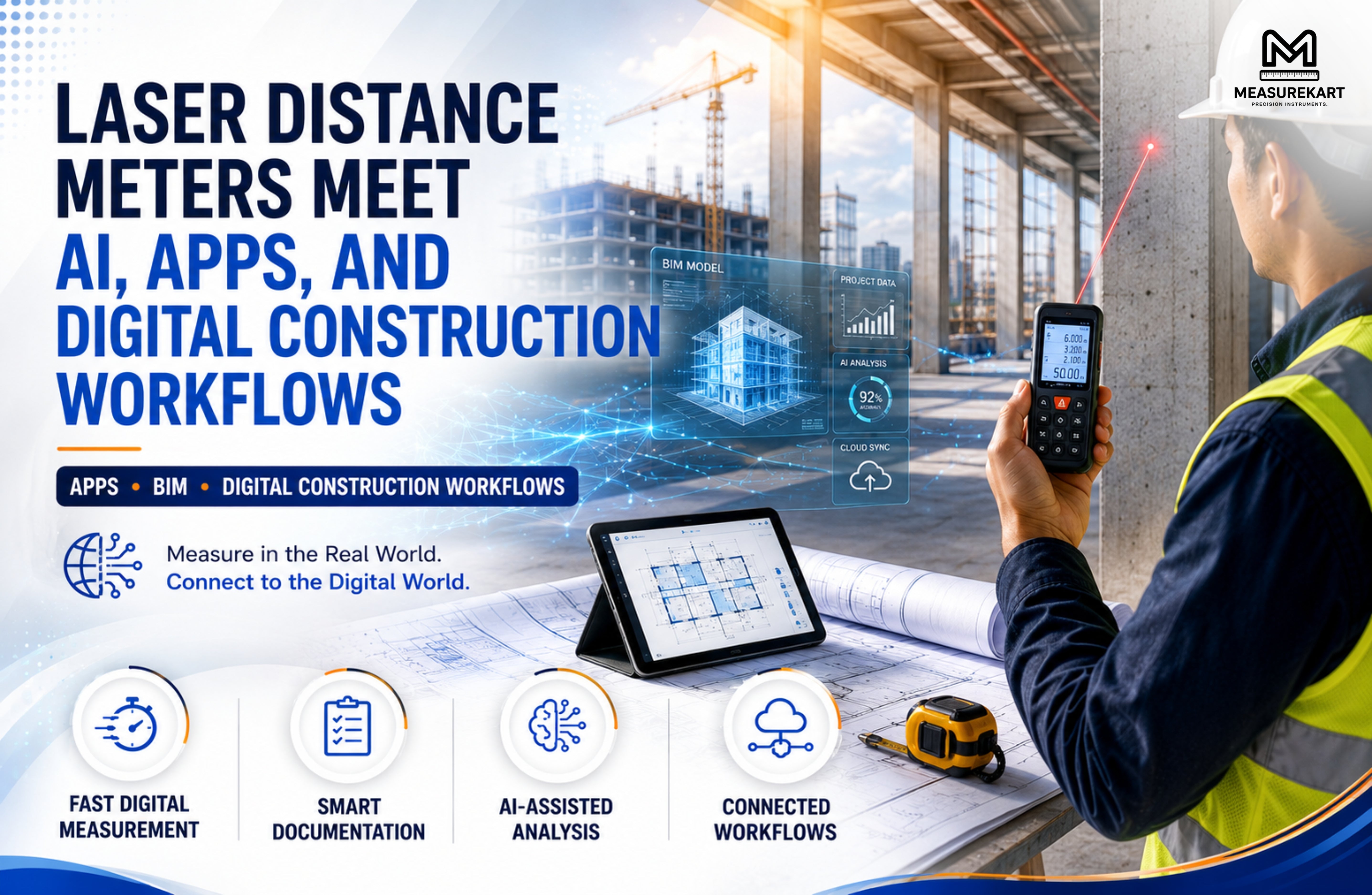 Laser Distance Meters Meet AI, Apps, and Digital Construction Workflows