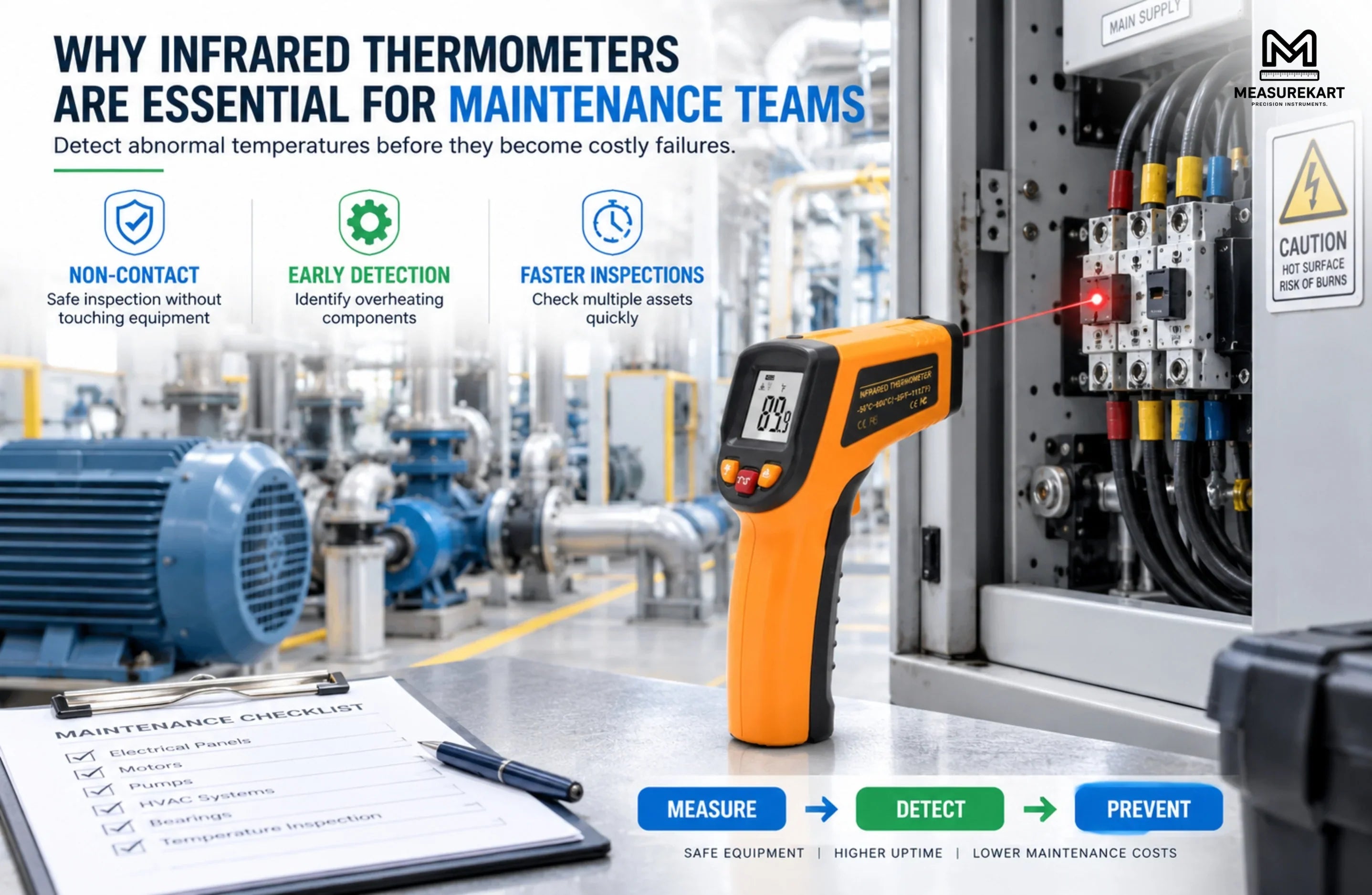Why Infrared Thermometers Are Essential for Maintenance Teams