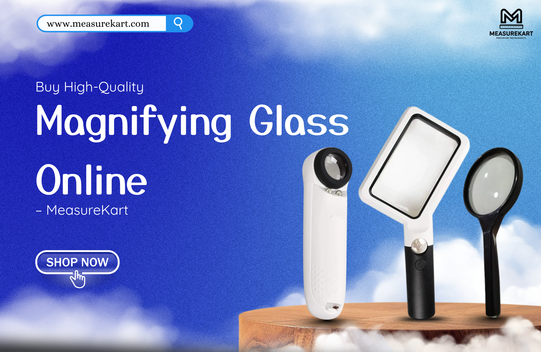 Buy High-Quality Magnifying Glass Online – MeasureKart