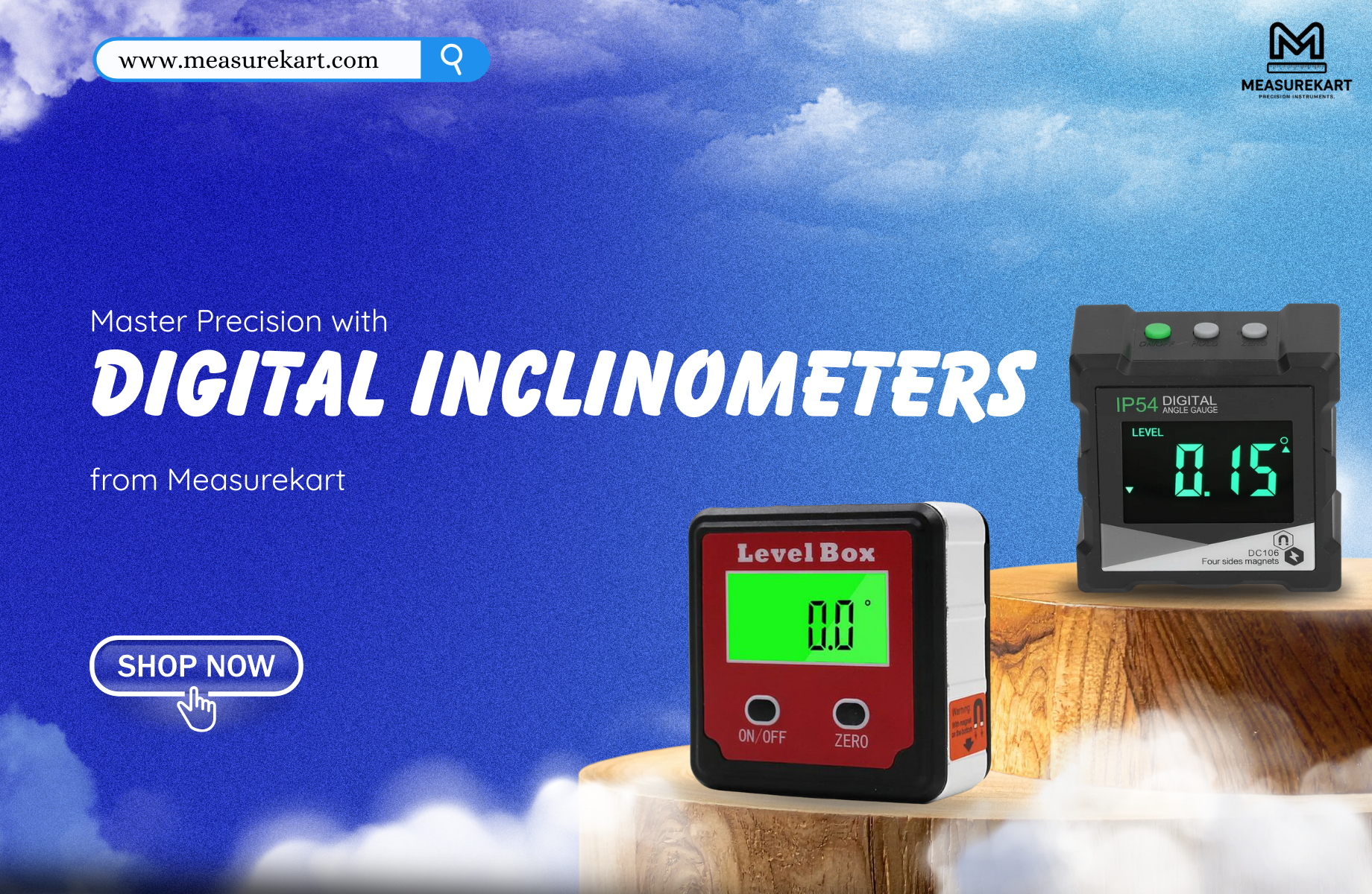 Master Precision with Digital Inclinometers from Measurekart