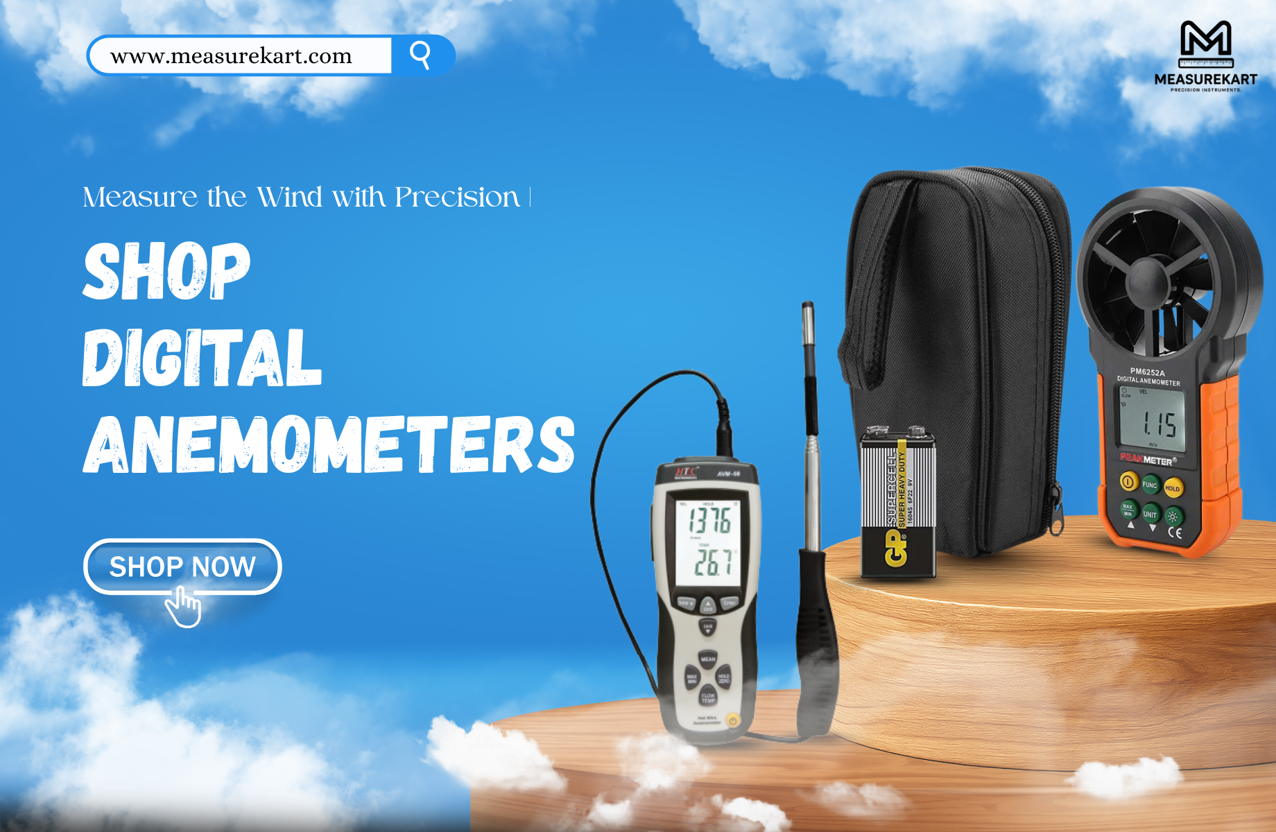 Anemometers Measure the Wind with Precision | Shop Digital Anemometers