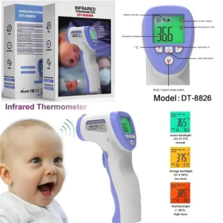 Real Instruments DT-8826 Infrared Non Contact Thermometer, FVT-01