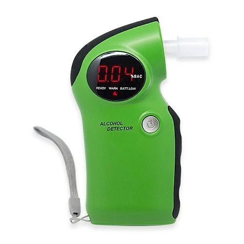 Real Instruments Professional-Grade Digital Breathalyzer AL6000 with Advanced Semiconductor Sensor, Replaceable Sensor Module, Dual Testing Modes, and LCD Display for Accurate Blood Alcohol Concentration (BAC) Measurement, AT-33