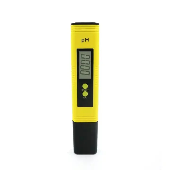 Real Instruments Digital PH Meter, PH Meter 0.01 PH High Accuracy Water Quality Tester with 0-14 PH Measurement Range for Household Drinking, Pool and Aquarium Water PH Tester Design with ATC PH-02