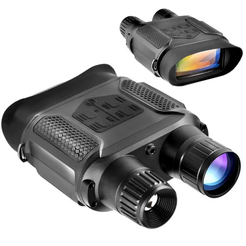 Real Instruments NV-400 B Digital Night Vision Binocular, NV400B Camera NV400B 7X31 Infared Digital Hunting Night Vision Binoculars 2.0 LCD Military Day Night NV Goggles Telescope IR Binocular Hunter (Black)