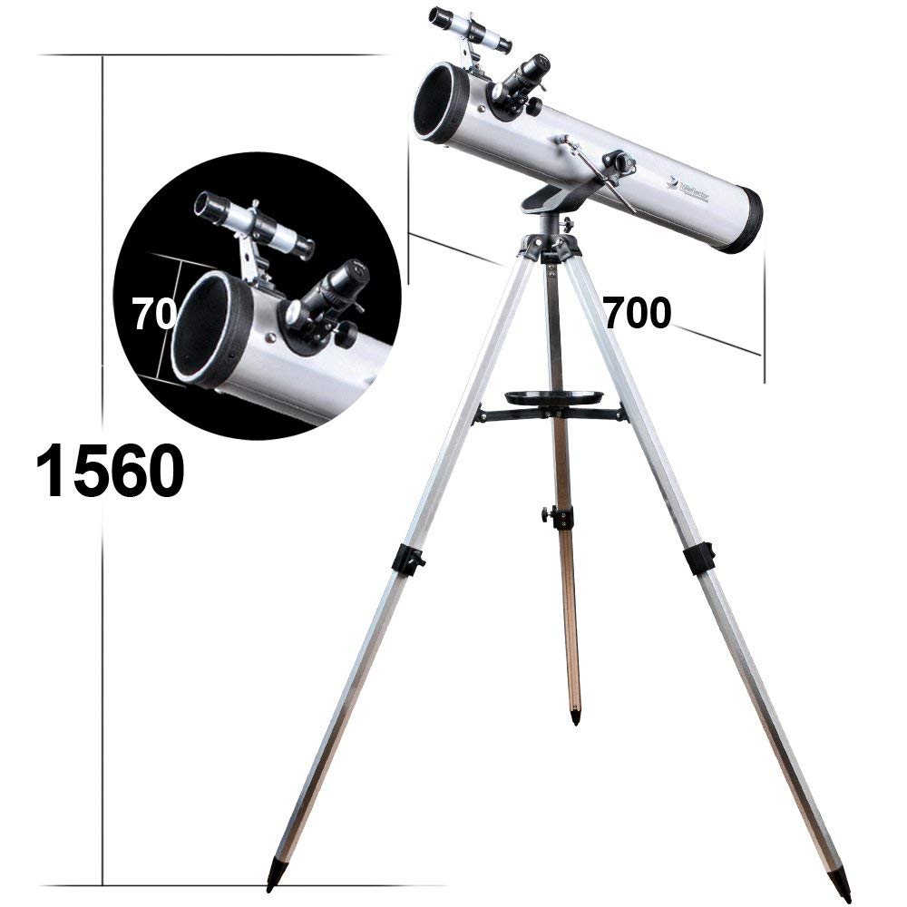 Real Instruments Reflector Telescope Model F70076 Astronomical Telescope- HD Precise Optics