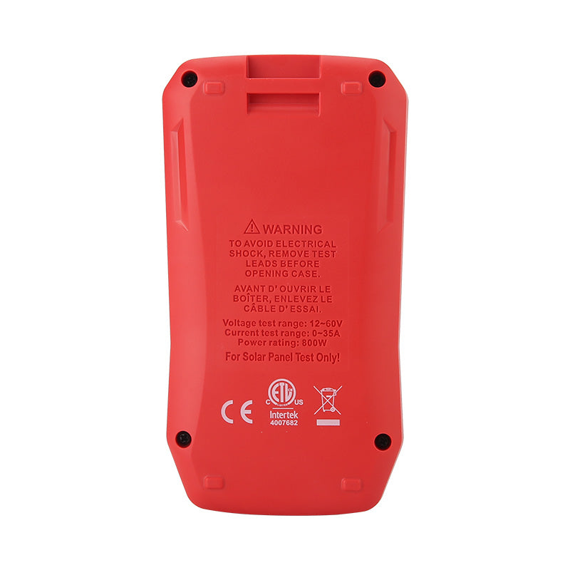 Real Instruments UT673PV Solar Panel Tester, Photovoltaic Multimeter 800W, Solar MPPT Meter with Large Ultra Clear LCD, Smart MPPT Open Circuit Voltage Troubleshooting, Data Test for Photovoltaic Modules