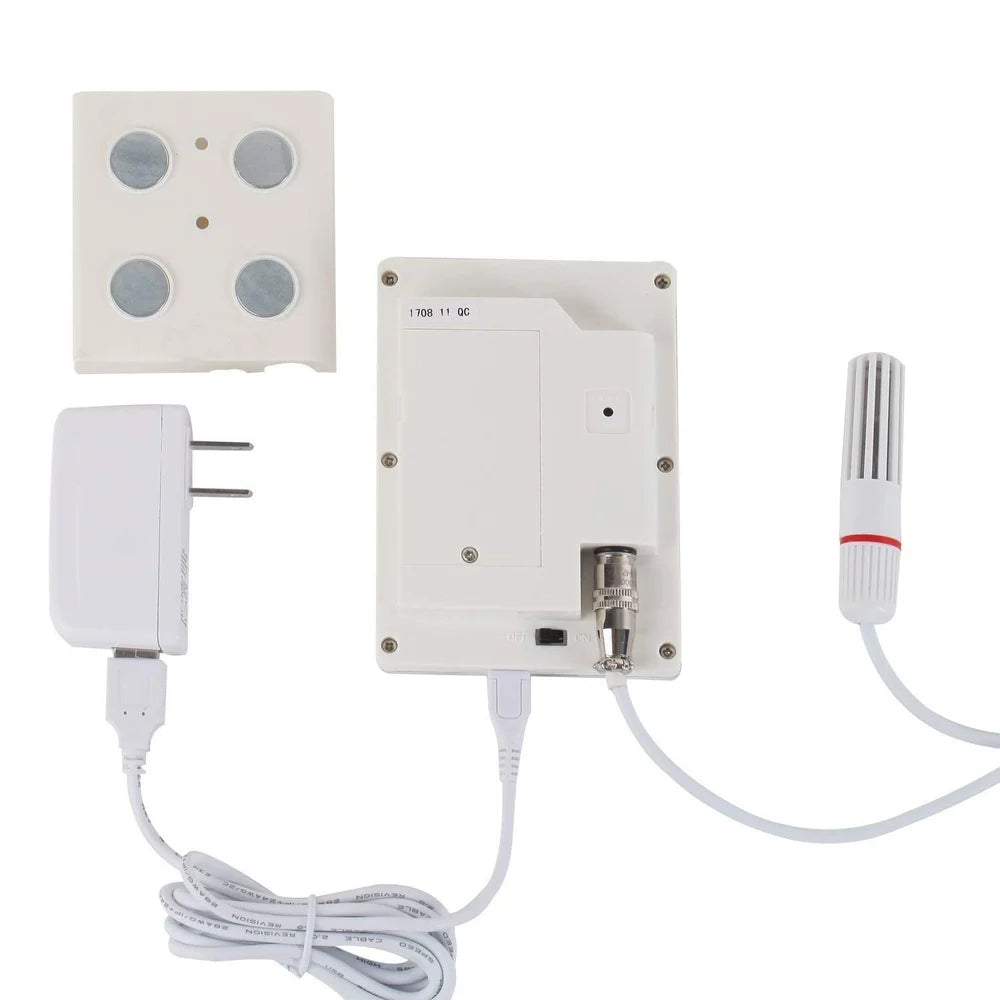 Real Instruments Elitech Wireless Digital Data Logger Remote Real-Time Temperature Monitor Cloud Data Storage SMS/Email/APP/Web Alarm, WiFi Dual External Temp Probe, RCW-800W-TDE(-40~176℉), RCW-800