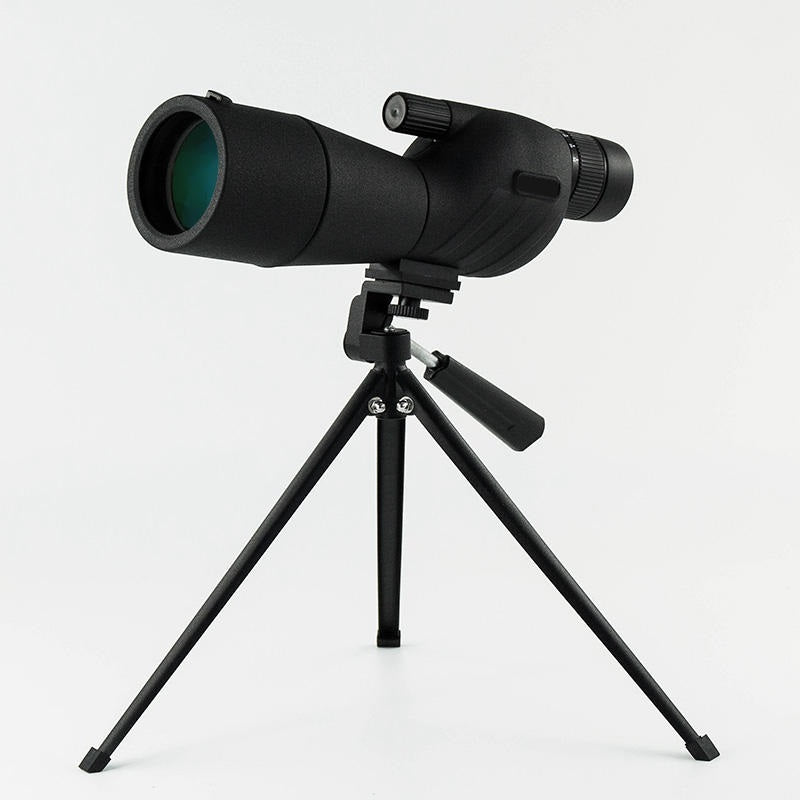 Real Instruments High Magnification 25-75x60 HD Outdoor Monocular Zoom Telescope Bak4 FMC Low Light Night Vision for Moon Viewing Bird Watching