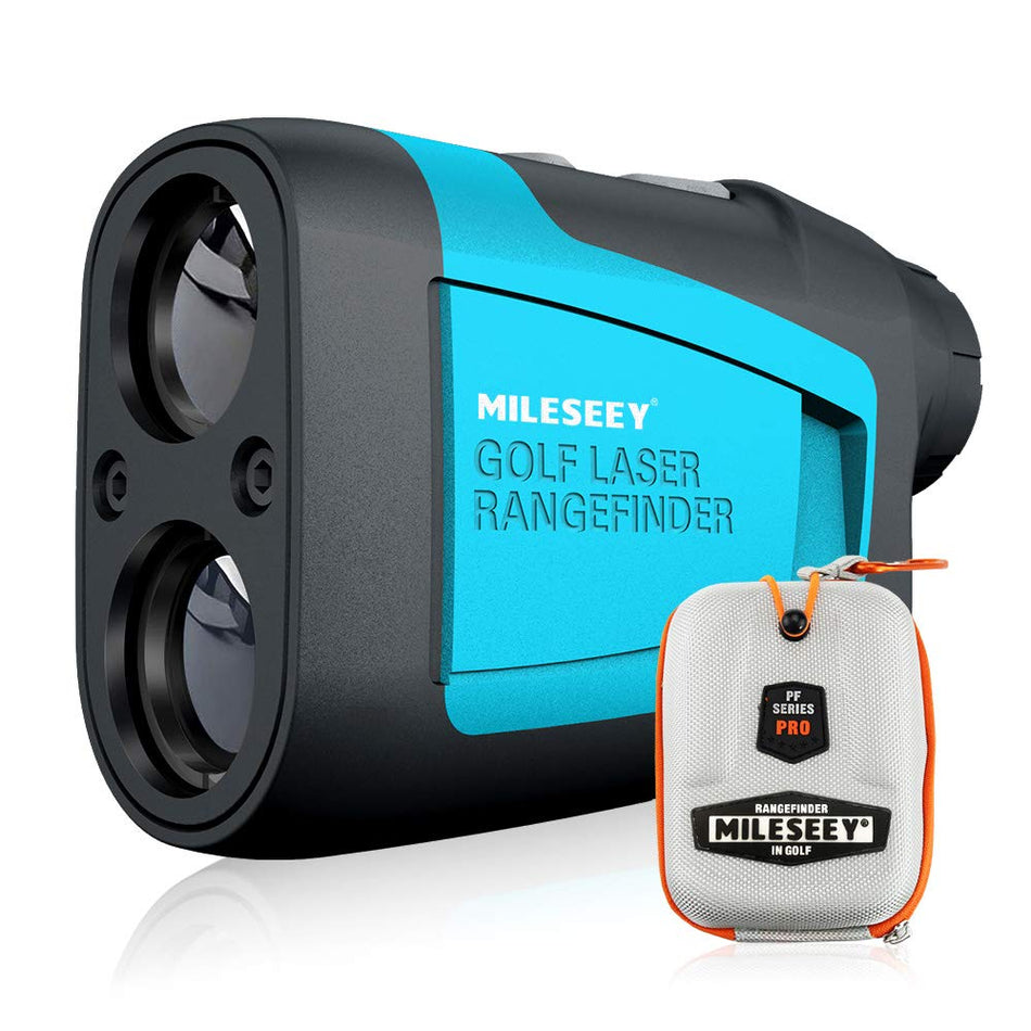 Real Instruments MiLESEEY Professional Precision Laser Golf Rangefinder 660 Yards with Slope Compensation,‚0.55yard Accuracy,Fast Flagpole Lock,6X Magnification,Distance/Angle/Speed Measurement for Golf,Hunting