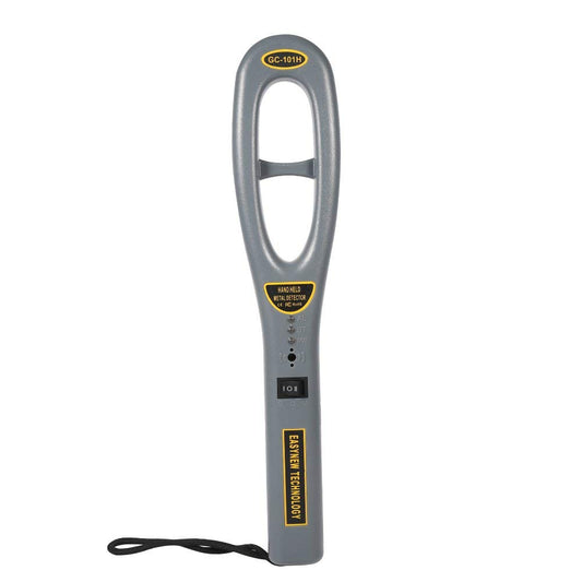 Real Instruments Hand Held Metal Detector GC-101H High Sensitivity Handheld Metal Detector with LED Indication and Variable Audio for Security Check Malls, Airports, Hotels, Railway Stations, Banks