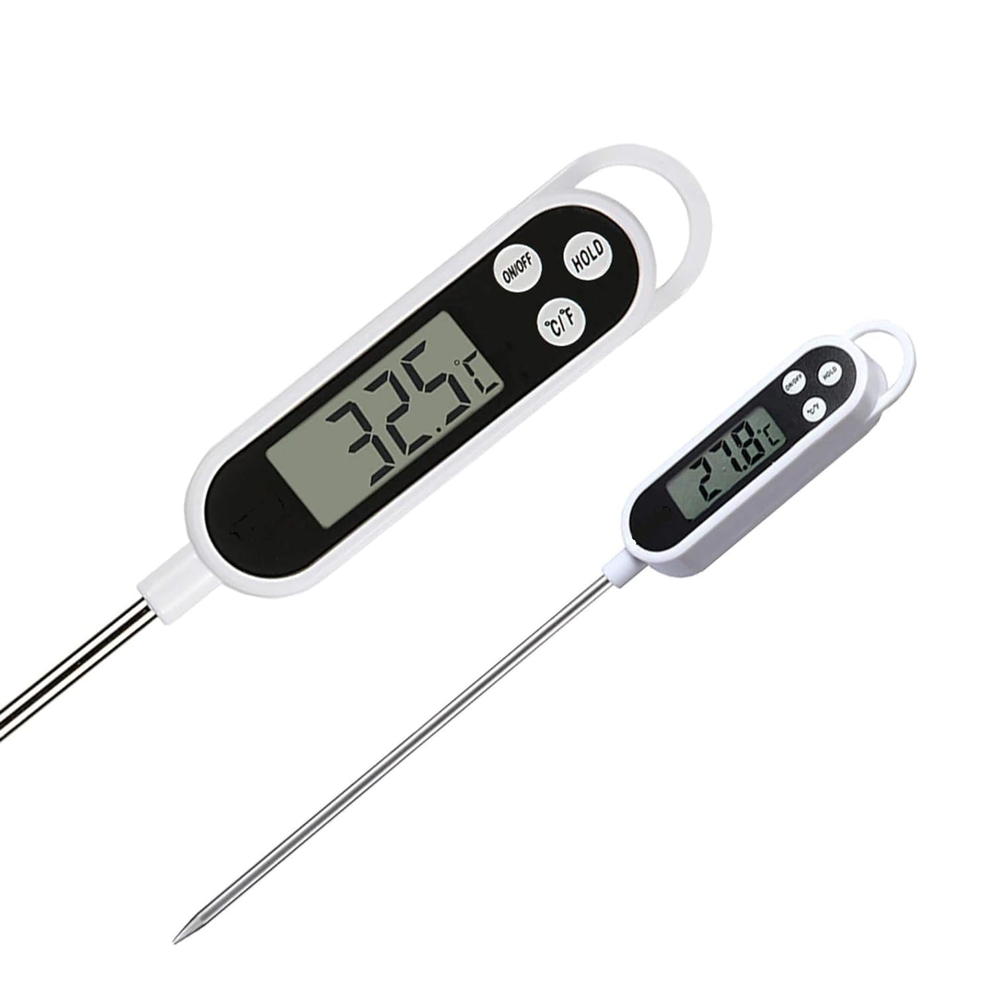 Real Instruments Digital Food Thermometer Kitchen BBQ Temperature Test TP300 High Precision Pen-Type Digital Thermometer with Wide Temperature Range, Stainless Steel Probe, and Rapid Measurement for Cooking, Laboratory, and Industrial Applications