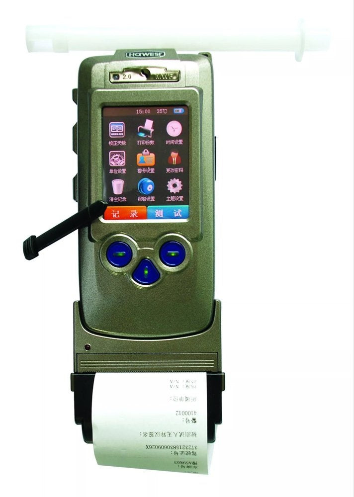 Real Instruments AT8900 Breathalyzer Alcohol Breath Tester Inbuilt Printer