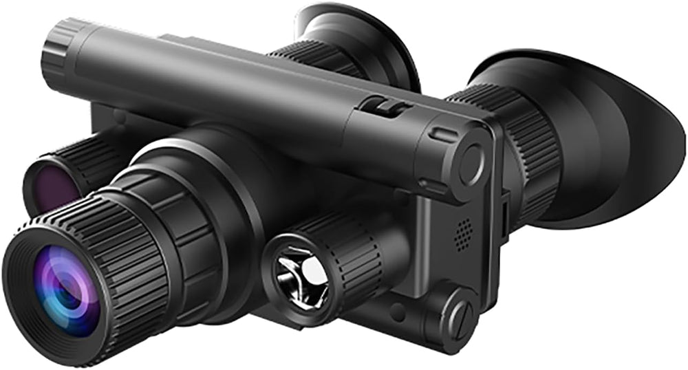 Real Instruments Night Vision Goggles New Round Screen NVZ9157, 32GB TF Card for Photo and Video, Low Light Full Color Outdoor Night Camera Digital Infrared Binocular Night