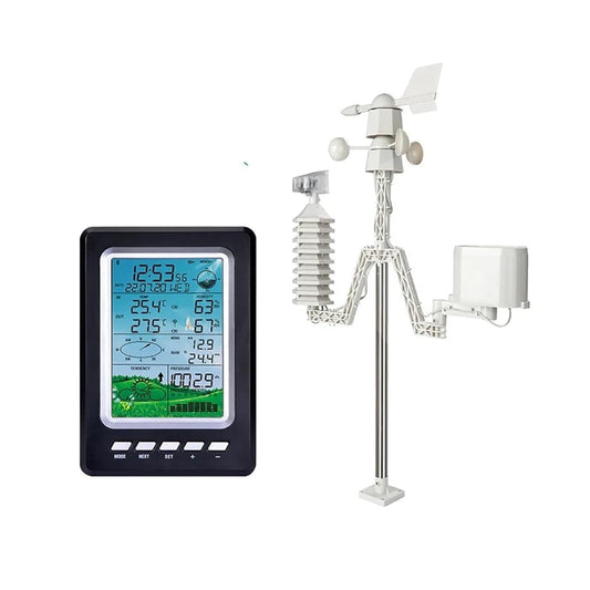 Real Instruments Wireless Solar Indoor and Outdoor Measurement Of Air Pressure Weather Station ,WS3030C