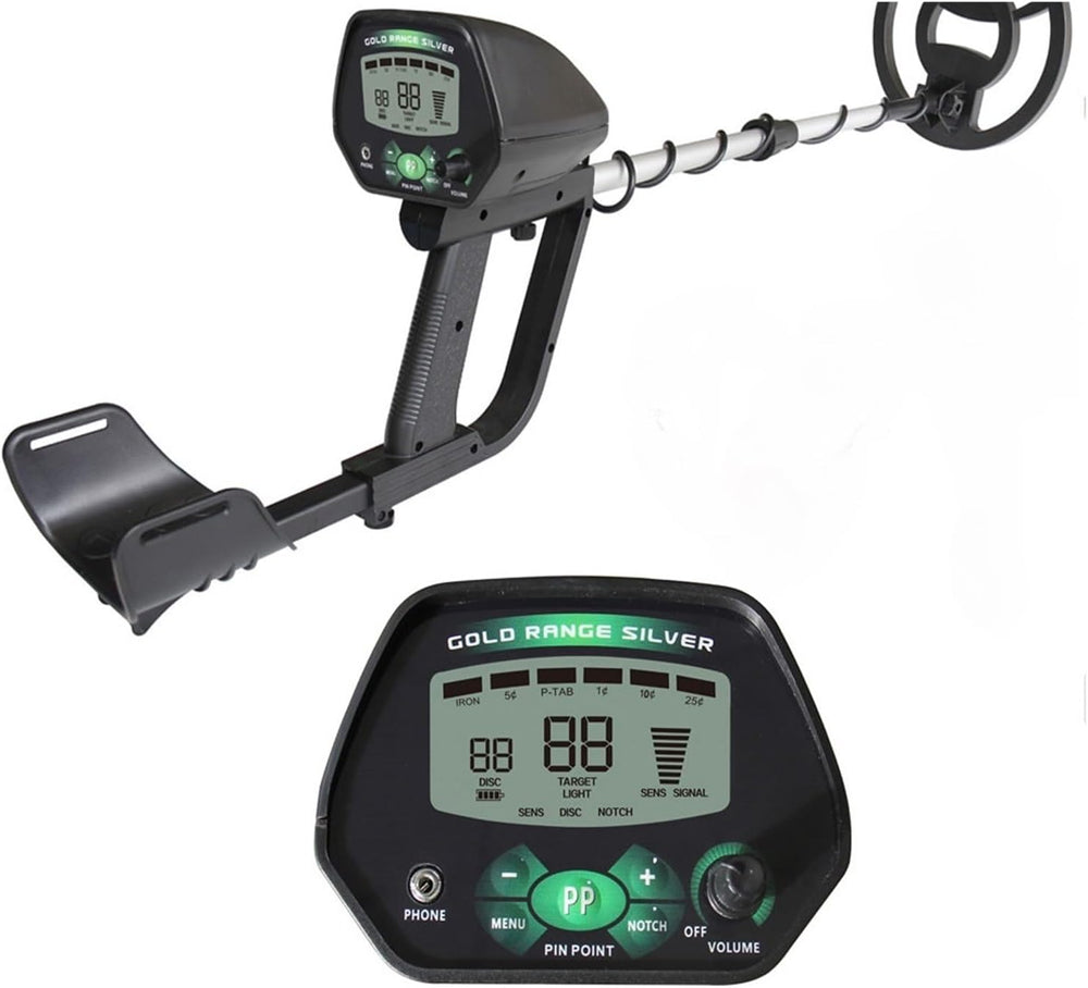Real Instruments Metal Detector for Adults MD4090 - Treasure Hunting, Gold/Mineral Prospecting, Metal Detection - Digital, Waterproof, High Accuracy