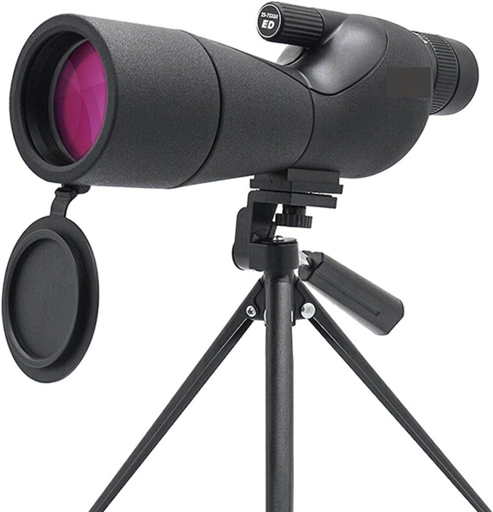 Real Instruments Monoculars for Long Distance 25-75x60 | Monocular Telescope with Tripod | Spotting Scope for Camping, Wildlife, Bird Watching, Hunting, Travelling | Extra-Wide View