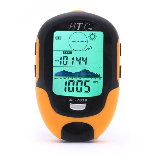 HTC instrument Digital LCD Compass with Barometer Altimeter AL-7010 with Temperature, Clock and Calendar