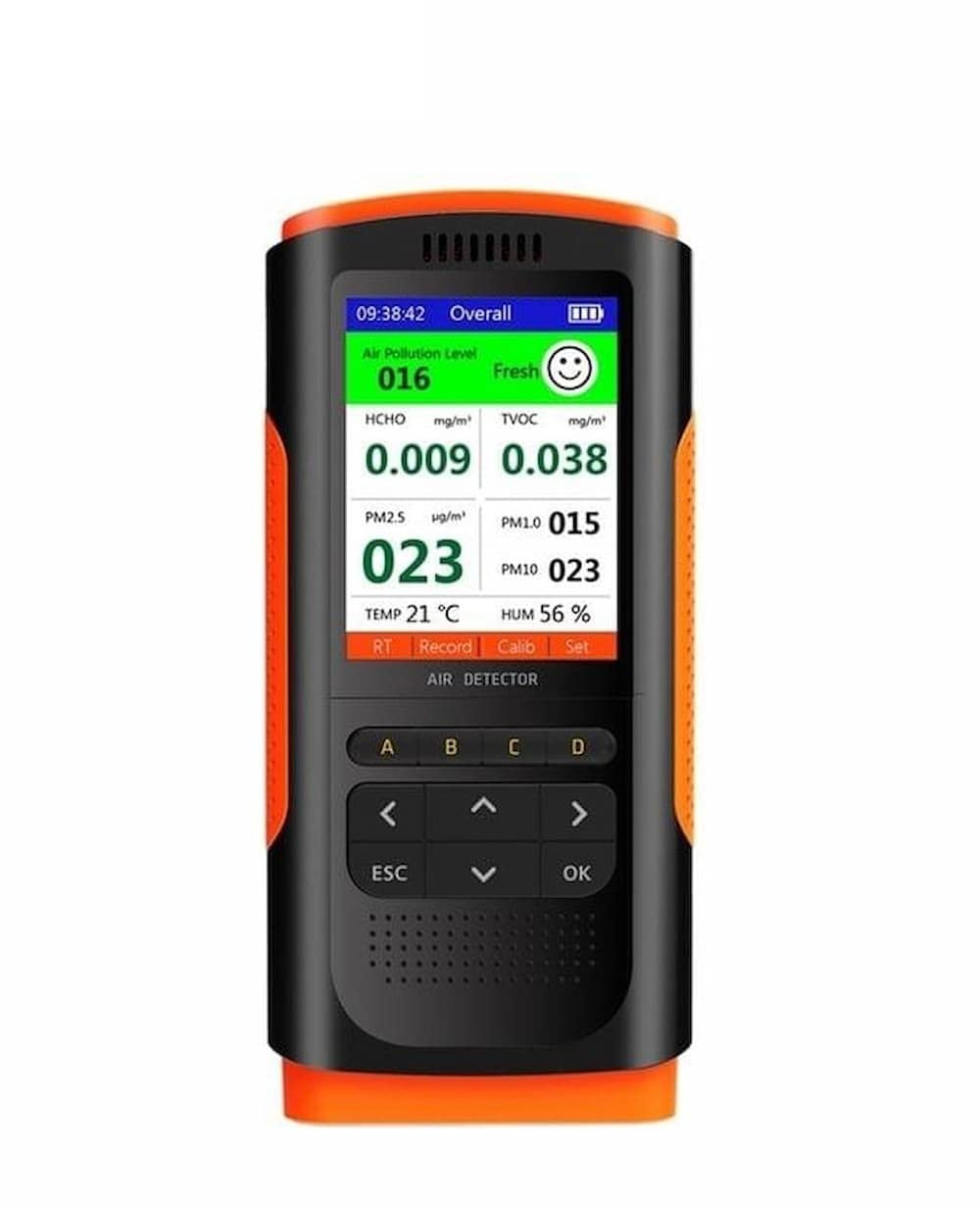 Real Instruments 8-in-1 Air Quality Monitor | PM1.0, PM2.5, PM10, TVOC & HCHO Meter (AQM-02)