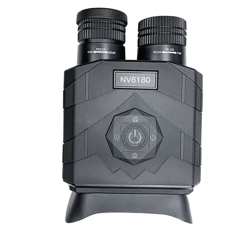 Real Instruments Binoculars Night Vision Built 3.5 Inch Wide Screen 8X Digital Zoom, NV6180