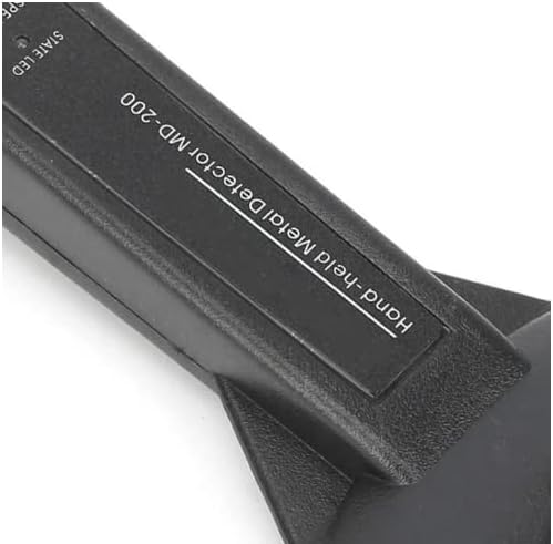 Real Instruments Metal Detector MD-200 Handheld High-Performance Security Scanner with Adjustable Sensitivity, 20 kHz Operating Frequency, Audio & Visual Alerts, LED Battery Indicator 9V Battery-Powered for Security, Industrial & Exploration Applications