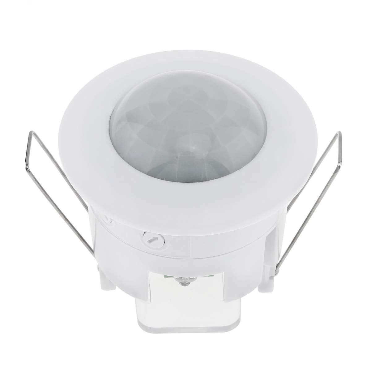 110-240V Infrared Motion Sensor Switch, Recessed Fall PIR Ceiling Motion Sensor Detector Light Switch Adjustable 360 Degree