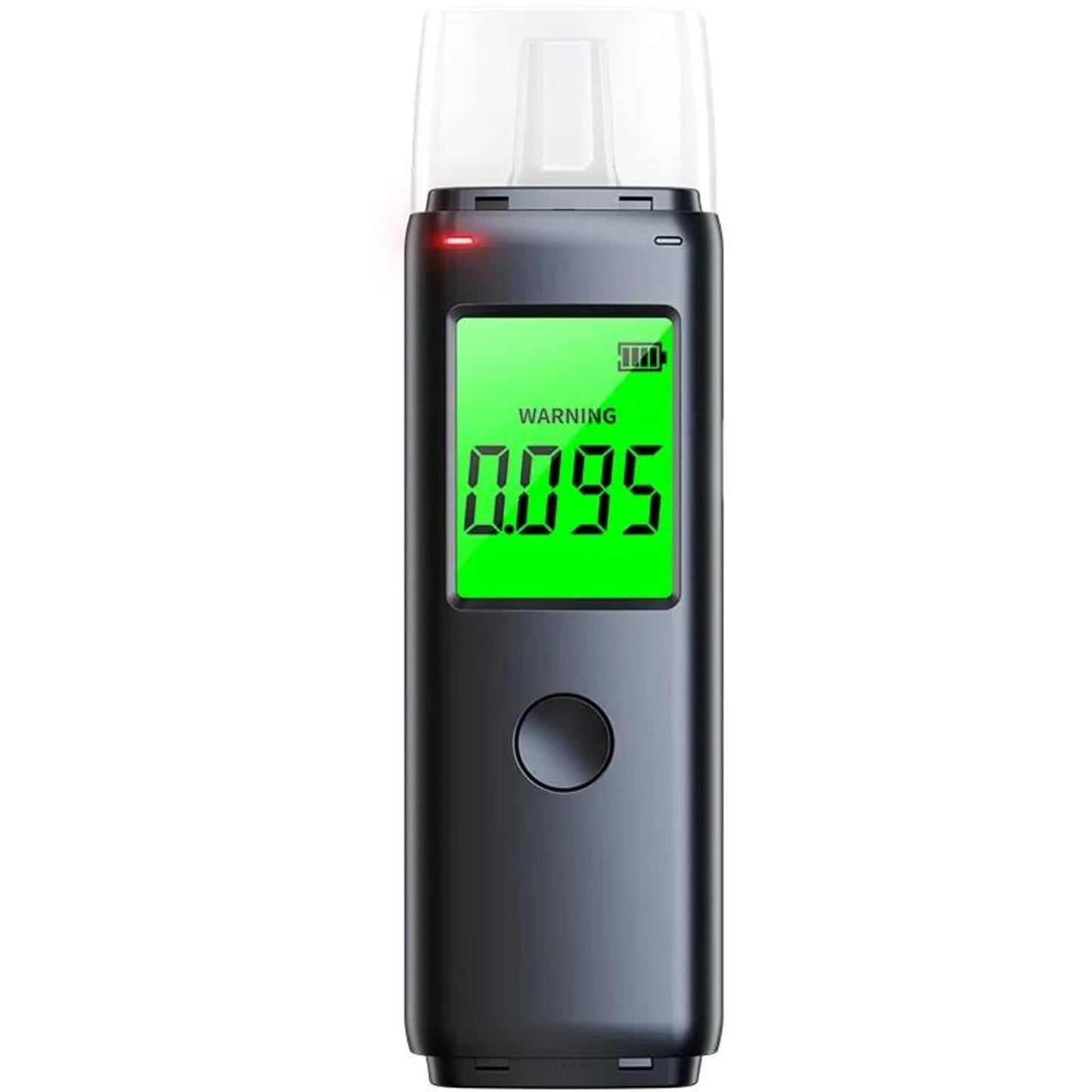 Real Instruments Digital LCD Display Breathalyzer Alcohol Tester Potable Traffic Police Safety Alcohol Detector Battery Power Hand-Hold Professional BAC Tracker