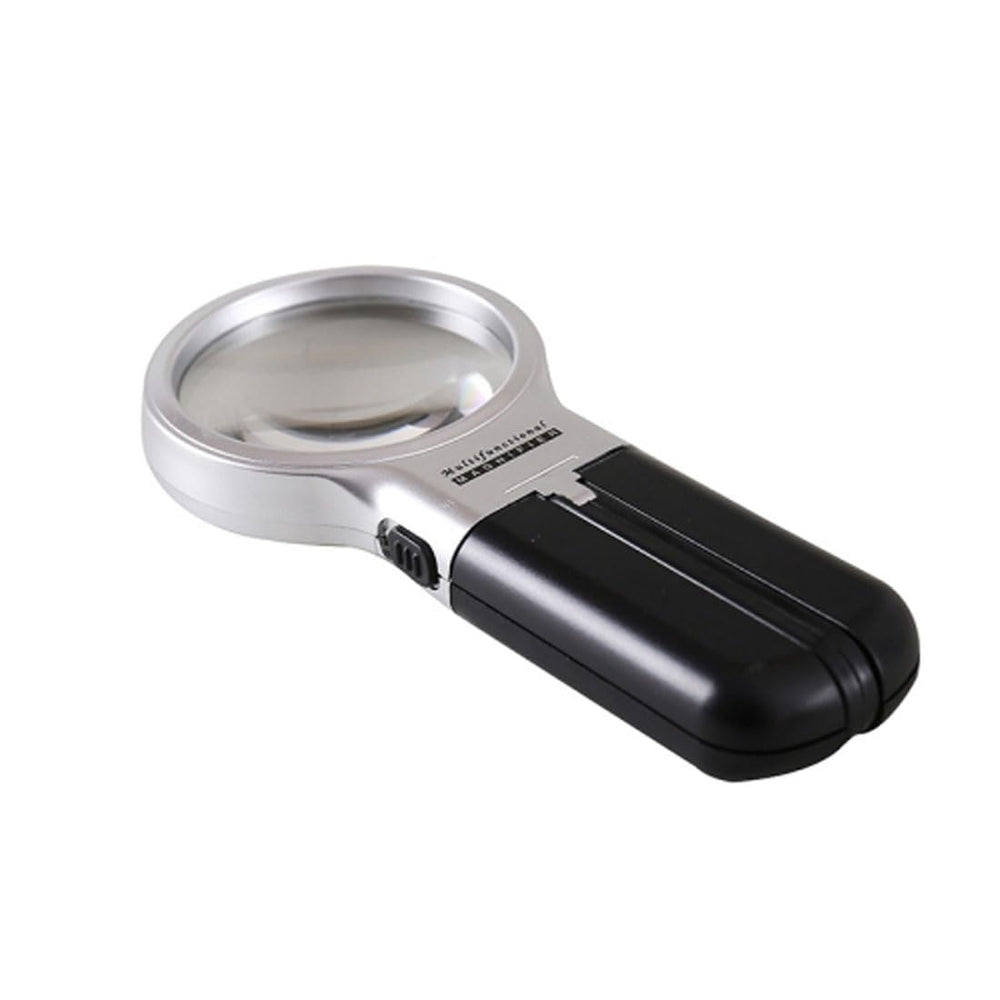 Real Instruments TH-7006 3 in 1 Folding Handheld Folding Magnifier With LED Light 3X Magnifying Glass