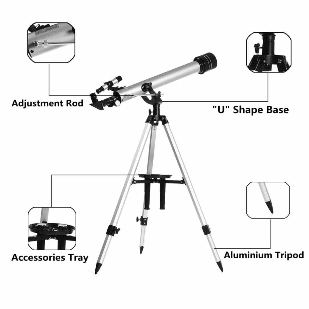 Real Instruments Telescope Star Finder With Tripod HD Zoom Monocular, F70060