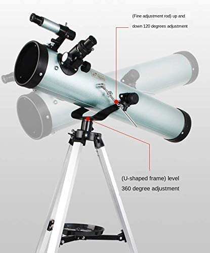 Real Instruments Reflector Telescope Model F70076 Astronomical Telescope- HD Precise Optics