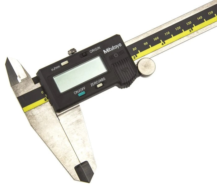 Mitutoyo Digital Vernier Caliper 500-193-20 12 Inch (0-300 mm) with Large LCD Display, Stainless Steel Construction, Dual Metric & Imperial Measurement System for Accurate Internal, External, Depth & Step Measurements, VC-11