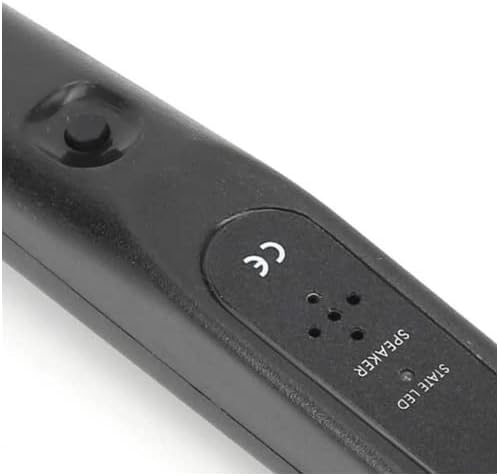 Real Instruments Metal Detector MD-200 Handheld High-Performance Security Scanner with Adjustable Sensitivity, 20 kHz Operating Frequency, Audio & Visual Alerts, LED Battery Indicator 9V Battery-Powered for Security, Industrial & Exploration Applications