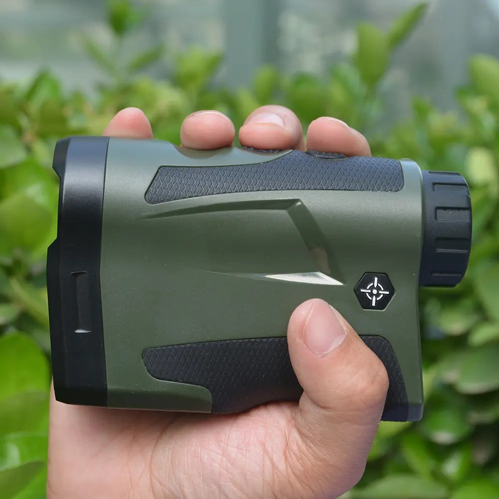 Real Instruments Laser Range Finder RFA-600 Compact and Accurate Laser Range Finder with Multi-Mode Measurement, Lightweight, IP54 Waterproof Rating & Versatile Functionality for Outdoor Activities, Hunting, Surveying, Construction & Sports Applications