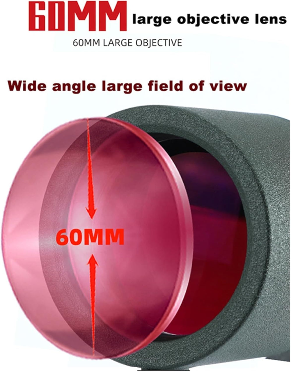 Real Instruments Monoculars for Long Distance 25-75x60 | Monocular Telescope with Tripod | Spotting Scope for Camping, Wildlife, Bird Watching, Hunting, Travelling | Extra-Wide View