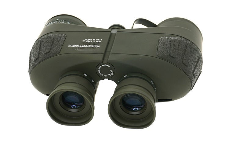 Real Instruments Military Binoculars 7x50 Waterproof & Floating, HD Optical Lens, Wide Field of View – Marine, Hunting, and Outdoor Use (Without Compass)