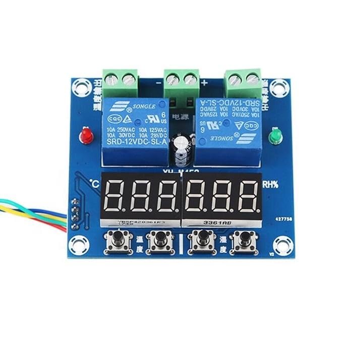 Real Instruments XH-M452 Temperature Humidity Controller module digital display word high precision double output automatic constant temperature For Incubator