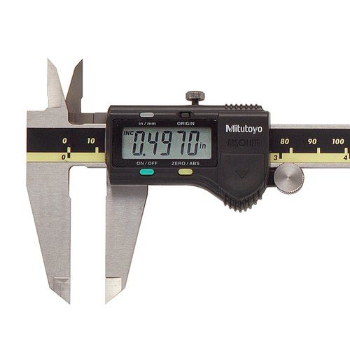 Mitutoyo High-Precision 500-197-20 Digital Vernier Caliper 200mm / 8 inch with Large LCD Display, Stainless Steel Construction, Dual Metric & Imperial Measurement System, Advanced Absolute Scale Technology, Zero Setting Function, VC-10