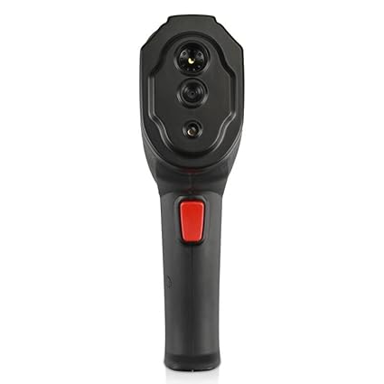 Real Instruments Thermal Imaging Camera HT-04, 220 x 160 Handheld 35200 Pixels Infrared Imaging Device with IP54 Waterproof High Sensitive Sensor, 2 Meter Drop Durability, 2.4" TFT Color Screen Infrared Camera