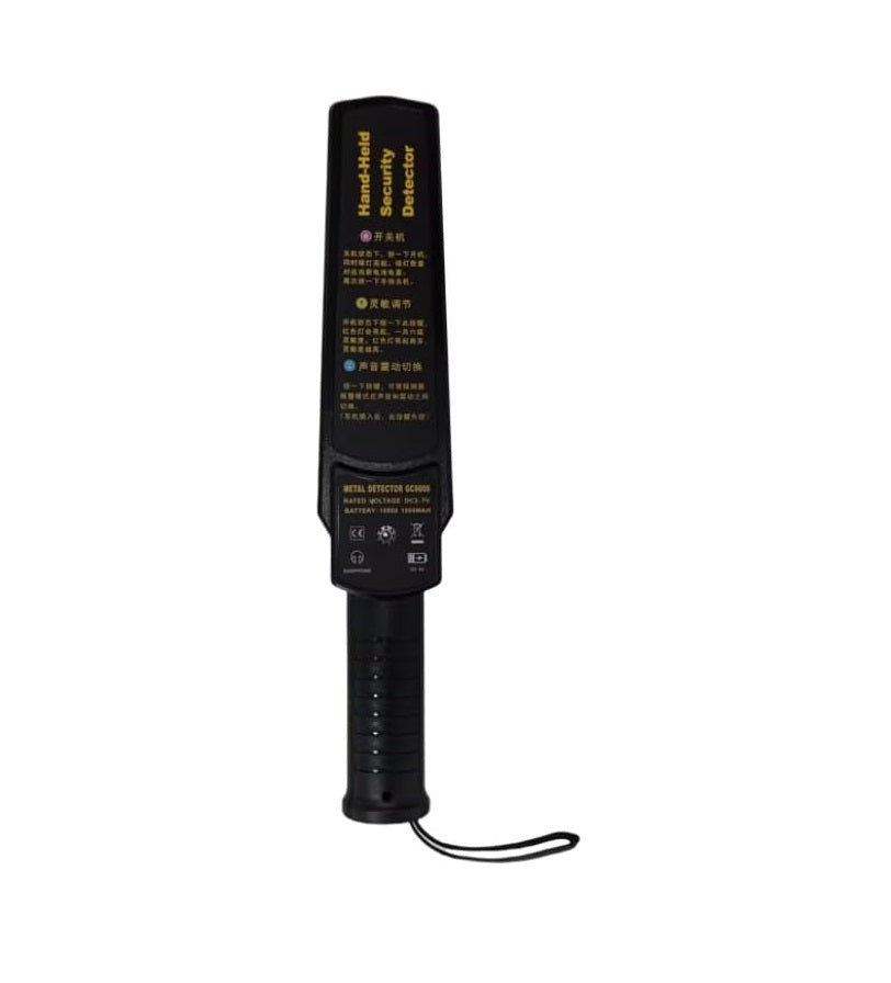 Real Instruments GC6008 Handheld Metal Detector High-Sensitivity Security Scanner for Professional Use