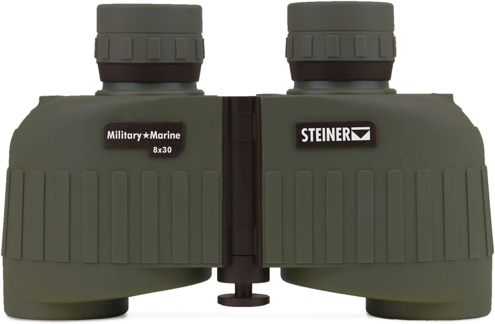 Steiner Military-Marine Series Binoculars, Lightweight Tactical Precision Optics for Any Situation, Waterproof, Green, 8x30