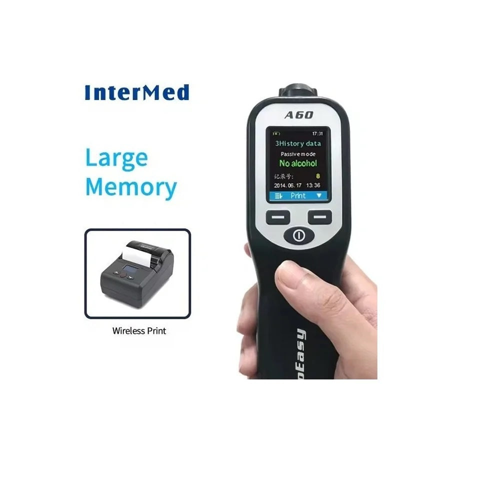 Real Instruments A60 Alcohol Tester Fuel Cell Sensor Brand Alcostop Fast Alcohol Breathalyzer, AT-31