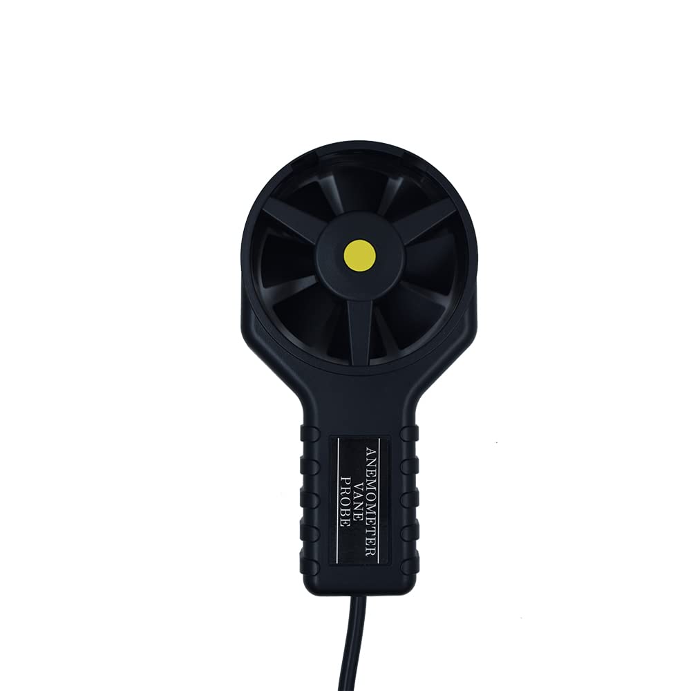 Lutron AM-4201 High-Precision Digital Anemometer with Remote Vane Probe, LCD Display, Multi-Unit Wind Speed Measurement in m/s, km/h, ft/min, mph & knots, Data Hold Function, Auto Power Off & Battery-Powered Design, AM-4201