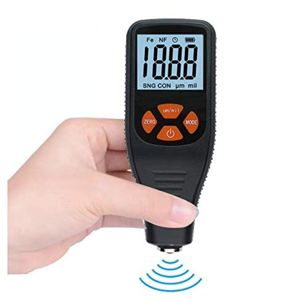 Real Instruments Digital Thickness Gauge Meter, Car Painting Test Gauge for Used Car Buyer, Paint Mil Thickness Gauge Meter Check The Car’s Original Thickness of a Coating (TC-200)