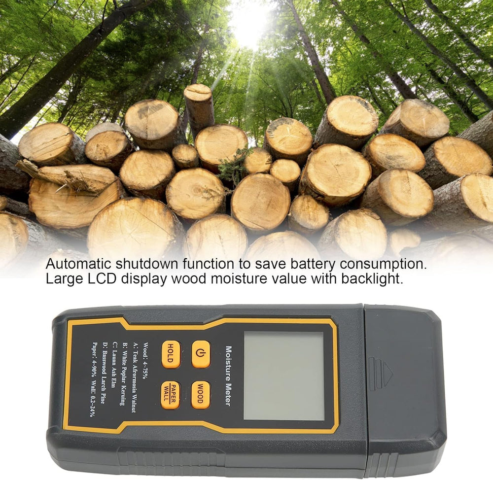 Real Instruments HY-16 Digital Wood Moisture Meter 0–99.9% Two-Pin Moisture Tester