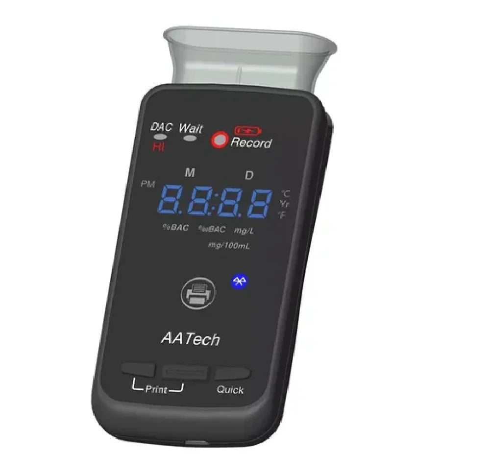 Real Instruments Alcohol Tester AA2010P Breathalyzer & Quick Screening Test With Printer, AT-23