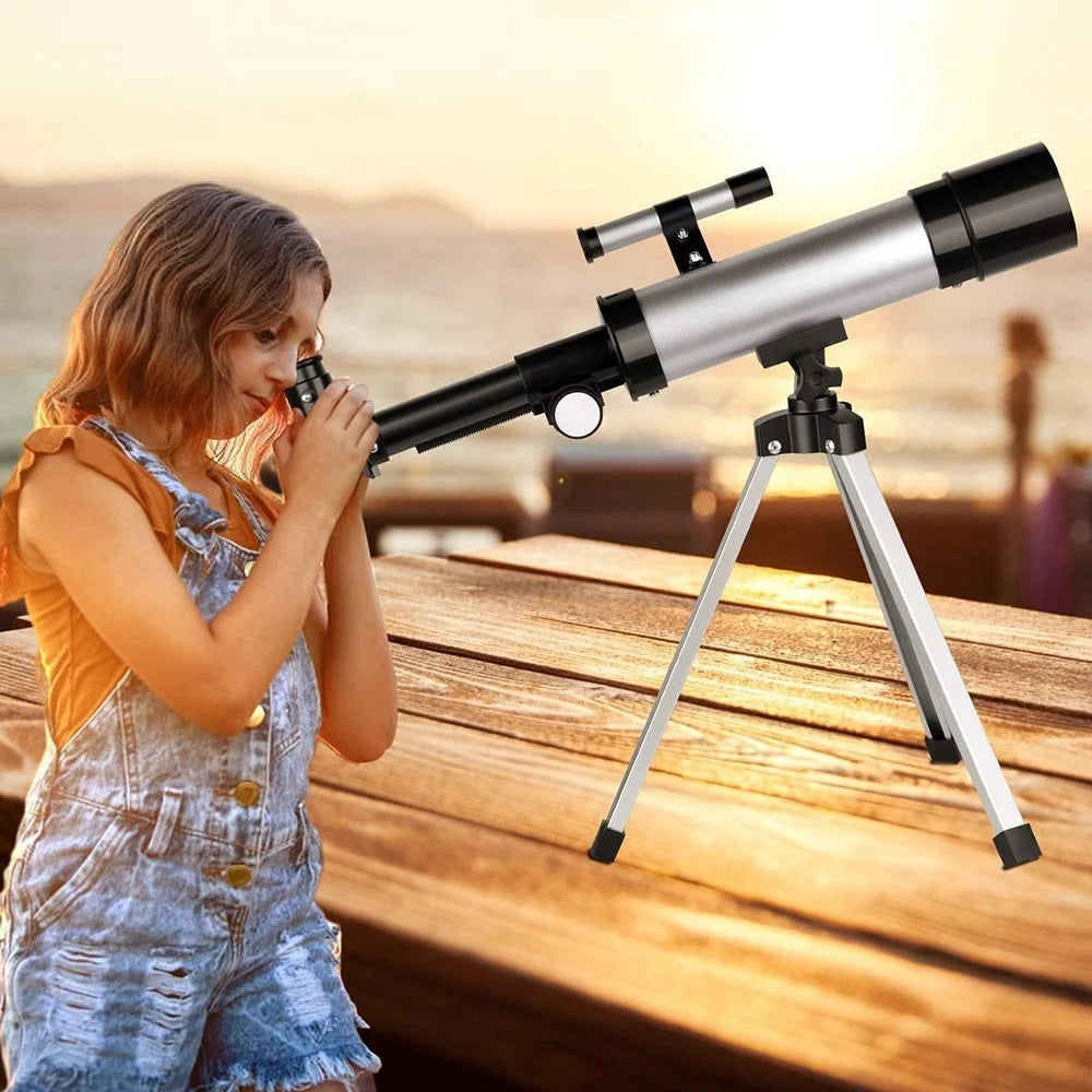 Real Instruments F36050B Kids Astronomical Telescope Professional 90X With Tripod For Kids, F36050B