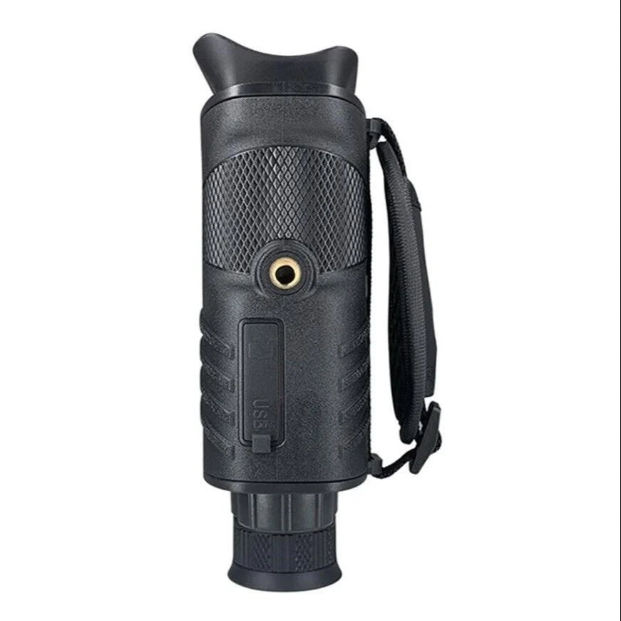 Real Instruments LG64 HD 1080P Infrared Night Vision Monocular Telescope 8X Digital Zoom 300m Viewing 1.54 Inch TFT High Sensitivity Night Goggles for Hunting Camping Wildlife Scenery, LG64