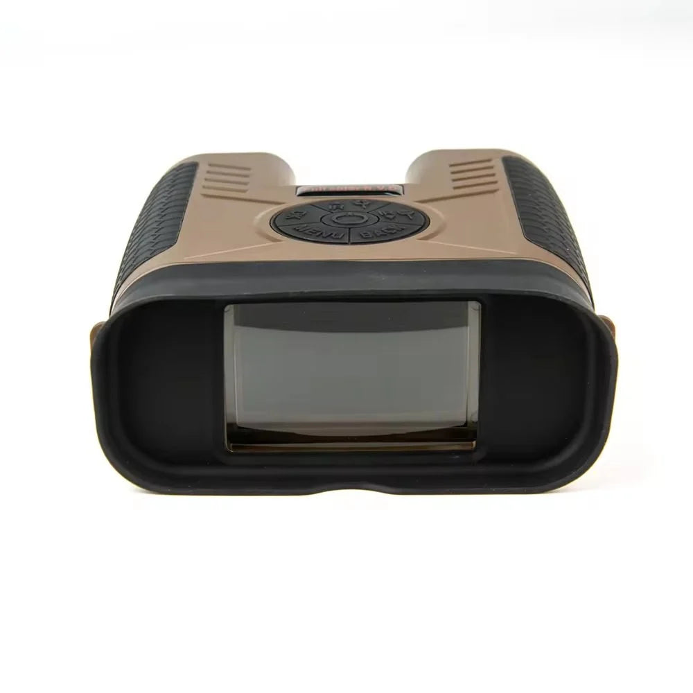 Real Instruments Night Vision Binocular NV0811 with High-Powered 20X Magnification, Full-Color Low-Light Imaging, Adjustable Infrared Illumination, 2.33-Inch HD Display, Long-Range Viewing Up to 600 Meters, Rechargeable Battery and Multi-Language Support