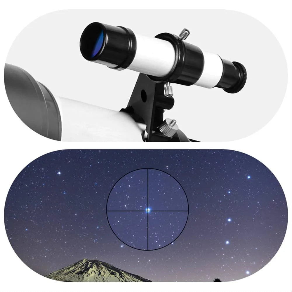 Celestron 70400 Telescope, 70mm Refractor Telescope with 400mm Focal Length, German Equatorial Mount, Optical Tube, Eyepieces, and Adjustable Tripod for Stargazing, Moon, Planet, and Star Cluster Observation